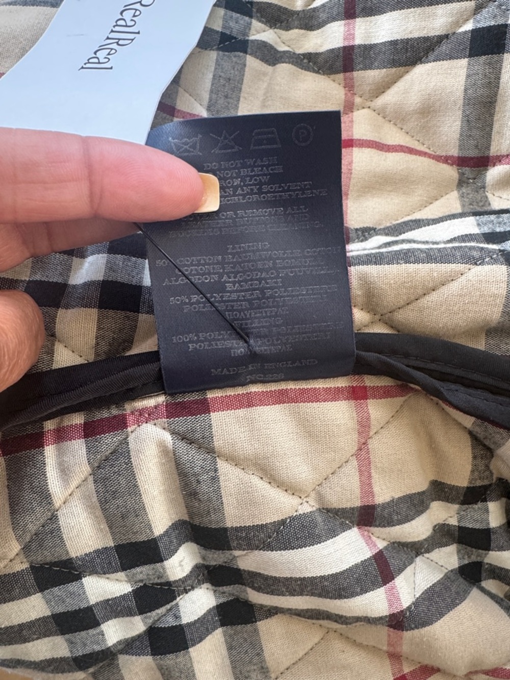 Vintage Burberry Britt Quilted Jacket Sz L - Picture 9 of 13